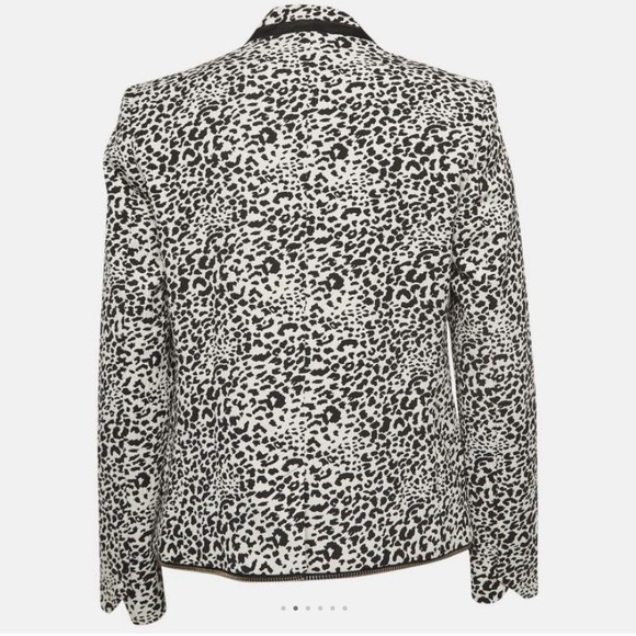 Zadig and Voltaire Deluxe Leopard Jacquard Vegam Blazer size XS - Picture 2 of 3